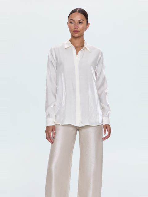 PISTOLA TILDA LONG SLEEVE BUTTON UP - ECRU