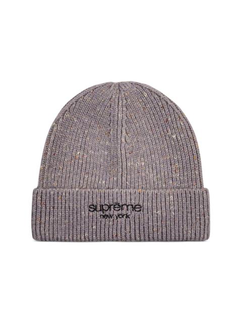 Supreme Rainbow Speckle "Grey" wool beanie