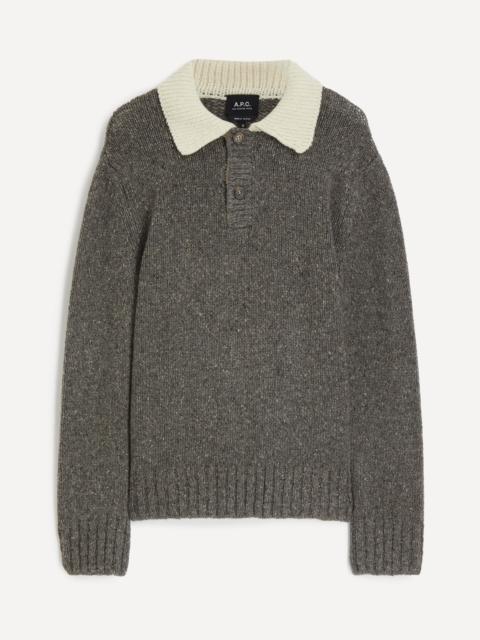 Contrasting Polo Jumper
