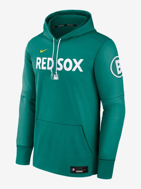Nike Boston Red Sox Authentic Collection City Connect Men's Nike Therma MLB Pullover Hoodie