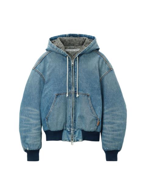 Alexander Wang denim bomber jacket