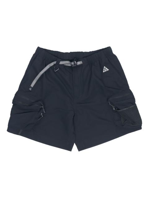 Nike Nike ACG Snowgrass Solid Color Cargo Pocket Shorts Black DN3946-070