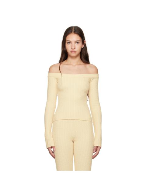 GUIZIO Off-White Mia Top