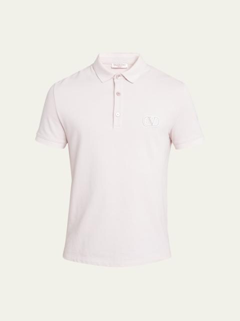 Men's VLogo Jersey Polo Shirt