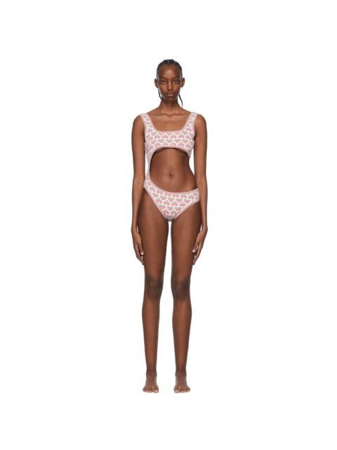 MARCO RAMBALDI SSENSE Exclusive Multicolor Viscose One-Piece Swimsuit