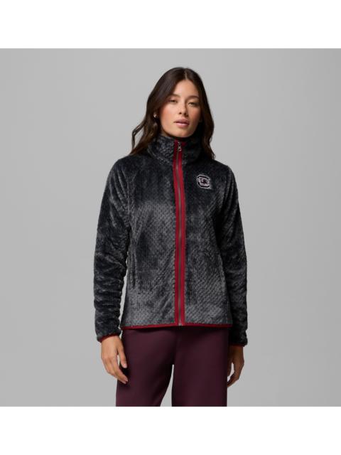 Columbia Women's Collegiate Fire Side II Sherpa Full Zip Fleece - South Carolina