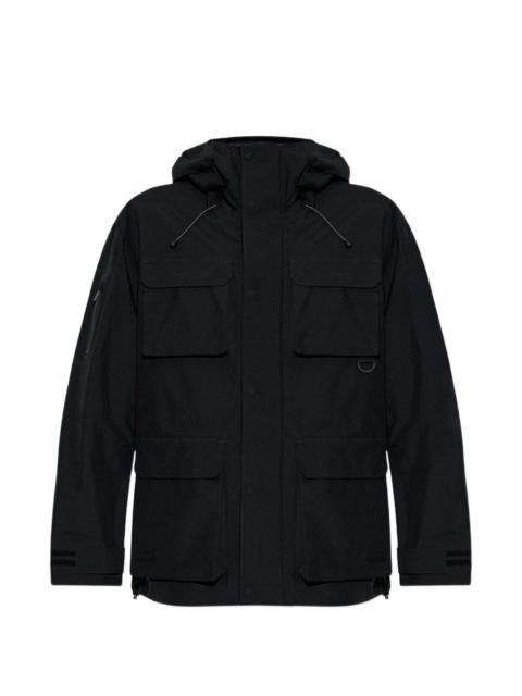 MOOSE KNUCKLES multi-pocket hooded jacket