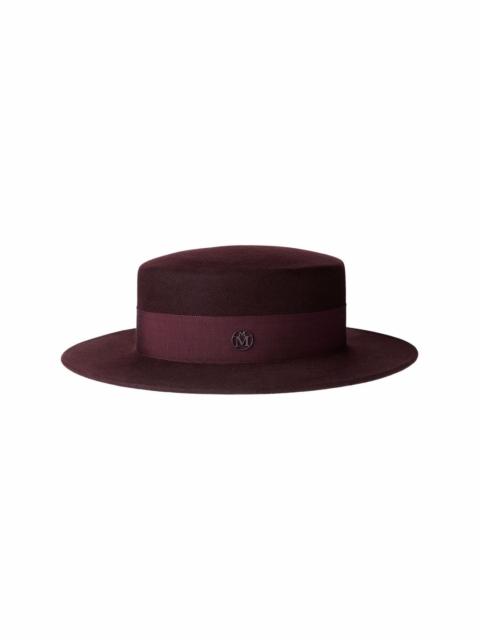 MAISON MICHEL Kiki felt canotier hat