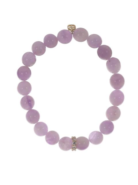 SYDNEY EVAN Amethyst Large Cocktail Rondelle Bracelet