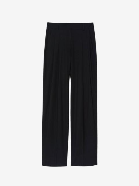 The Frankie Shop Gelso Pleated Trousers - Black