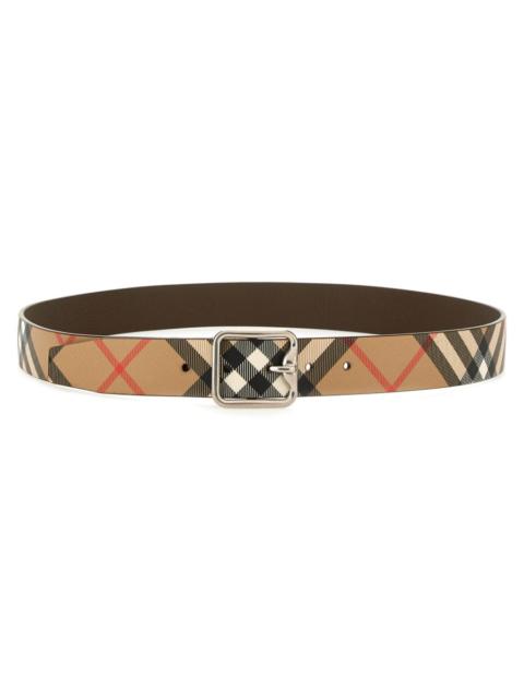 Burberry Reversible Belt "Check B"