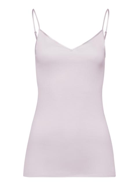 HANRO Cotton Seamless V-Neck Cotton Camisole