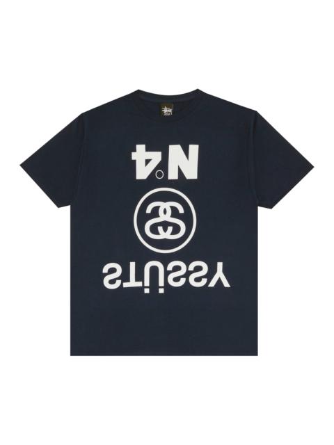 Stussy Upside Down Tee 'Navy'