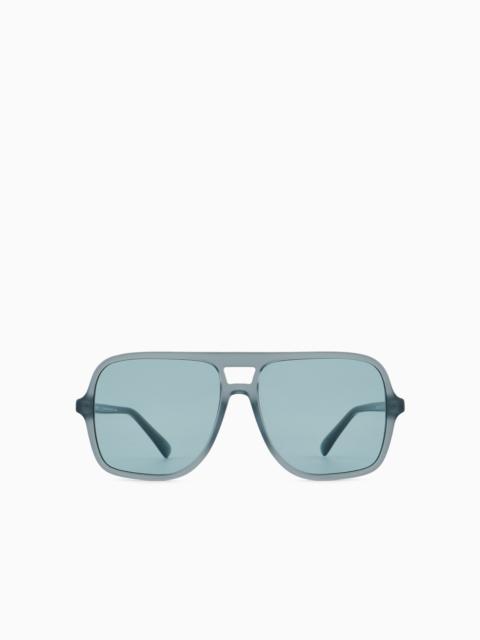 EMPORIO ARMANI MEN’S AVIATOR SUNGLASSES