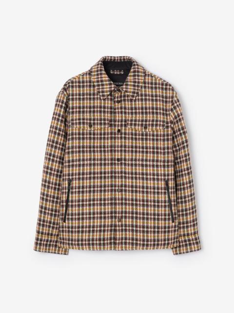 Burberry Check Wool Padded Overshirt