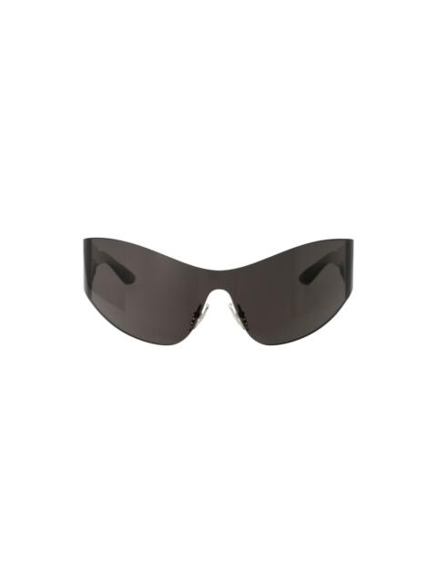 BALENCIAGA WOMEN'S MONO CAT 2.0 SUNGLASSES (GREY)