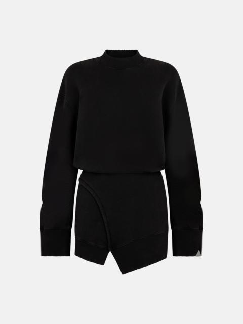 THE ATTICO ''IVORY'' BLACK MINI DRESS