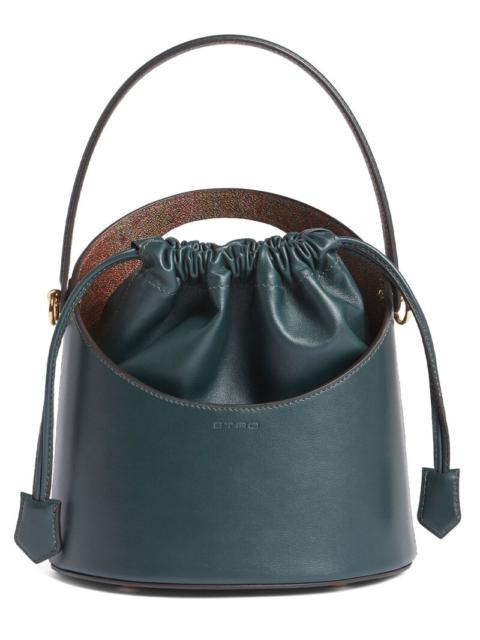 Medium Saturno leather top handle bag