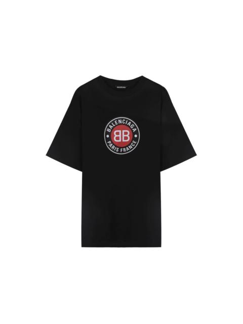 BALENCIAGA Balenciaga BB Badge Logo T-shirt Black