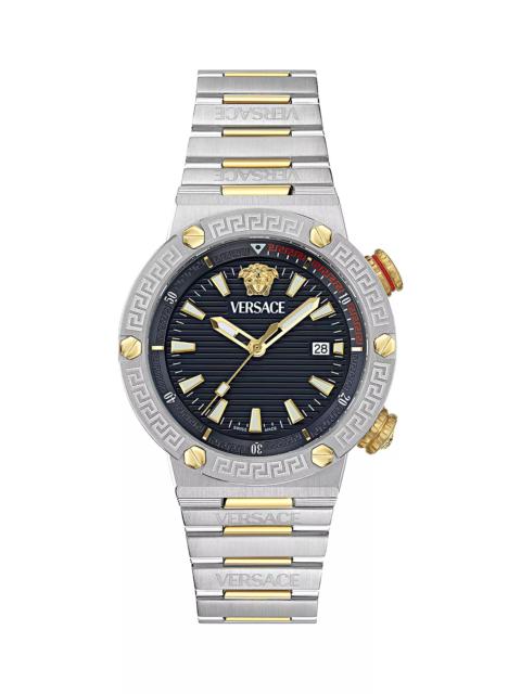 Greca Logo Diver Watch, 43mm
