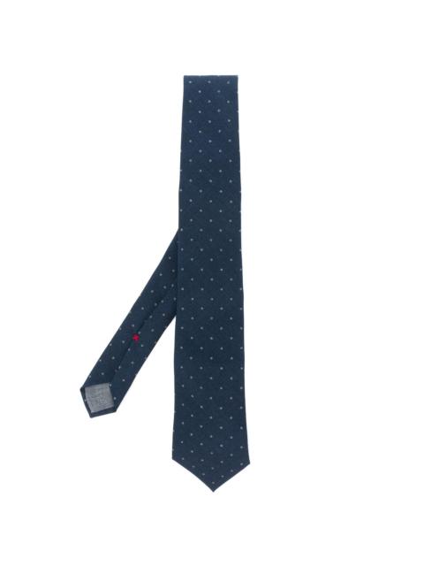 Brunello Cucinelli polka dot tie