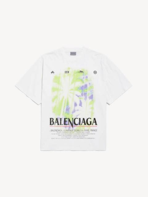 BALENCIAGA Men's The Window Medium Fit T-shirt in White