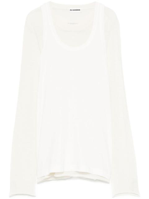 Jil Sander raw-cut sweater