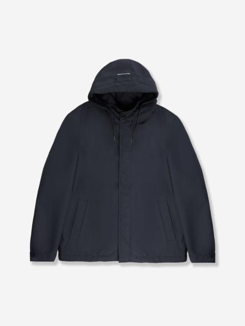 SLOWEAR Technical fabric hooded jacket