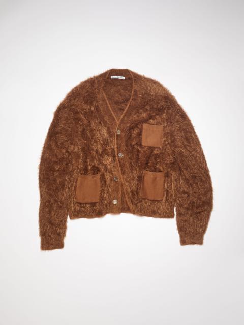 Acne Studios Knitted cardigan - Tobacco brown