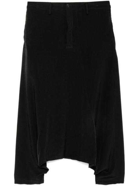 Yohji Yamamoto tuxedo gusset sarrouel trousers