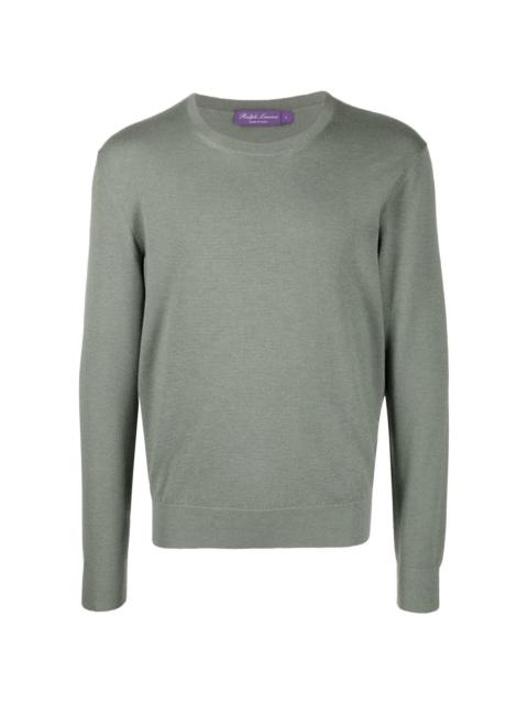 Ralph Lauren ribbed-knit long-sleeved sweater