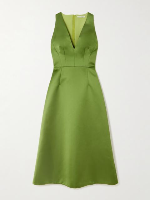 EMILIA WICKSTEAD Adonica Cutout Duchesse-satin Maxi Dress