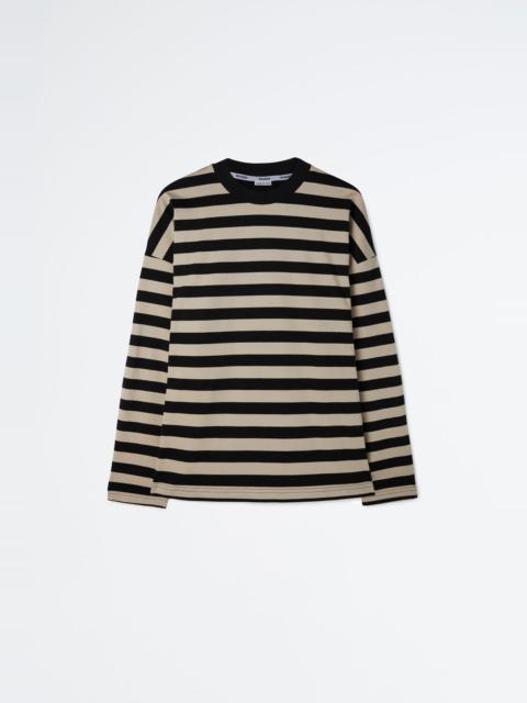 SUNNEI STRIPED 'EVERYDAY I WEAR SUNNEI' LONGSLEEVED T-SHIRT