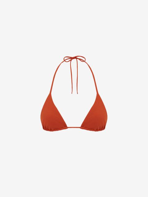 MATTEAU Matteau String Triangle Top - Tomato Crinkle