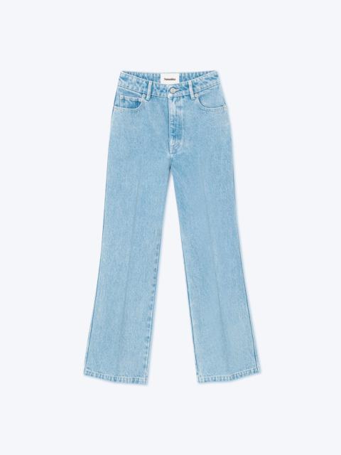 Nanushka Cropped Kick-Flare Jeans