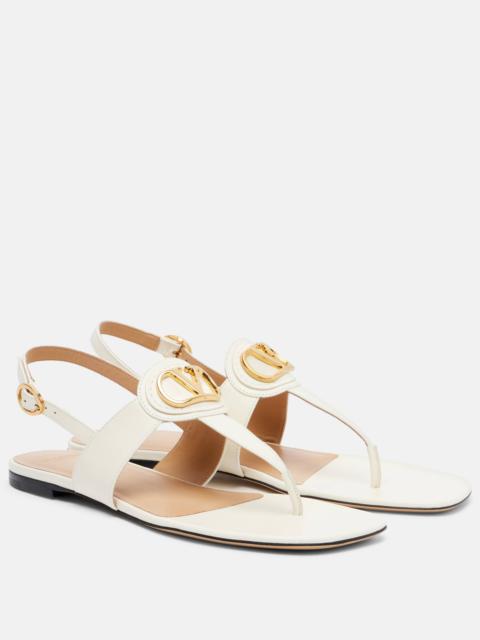 Valentino VLogo Signature leather thong sandals