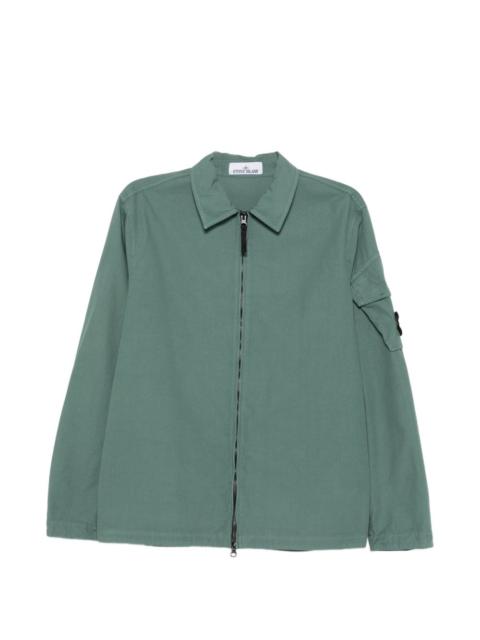 Stone Island zip-up shirt jacket