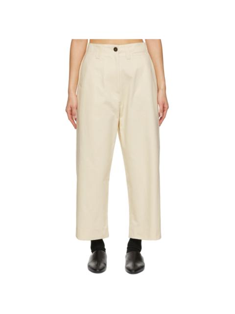 Studio Nicholson Off-White Asher Trousers