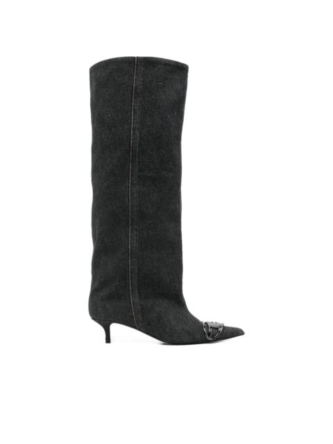 Diesel 50mm D-Venus logo-detail boots