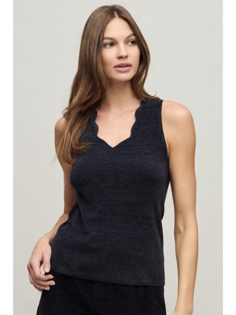 Barefoot Dreams CozyChic Ultra Lite® Scallop V-Neck Tank