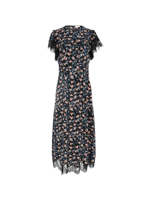 Renee floral-print midi dress