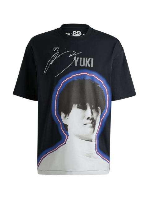 HUGO HUGO X VCARB FANWEAR T-SHIRT WITH YUKI TSUNODA PHOTO ARTWORK