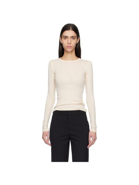 FLORE FLORE Off-White Olivia Longsleeve T-shirt