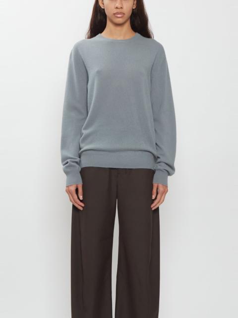 FRENCKENBERGER Mini R-Neck Baby Cashmere Sweater — Dust