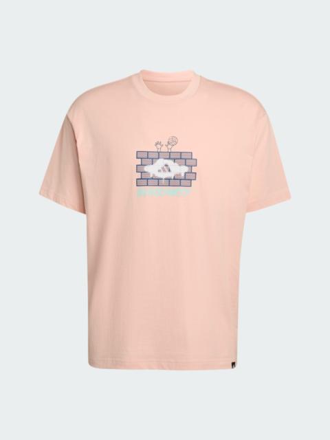 adidas ADIDAS VOLLEYBALL FUN GRAPHIC T-SHIRT