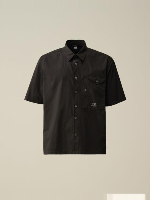 Cotton Popeline Short Sleeved Shirt