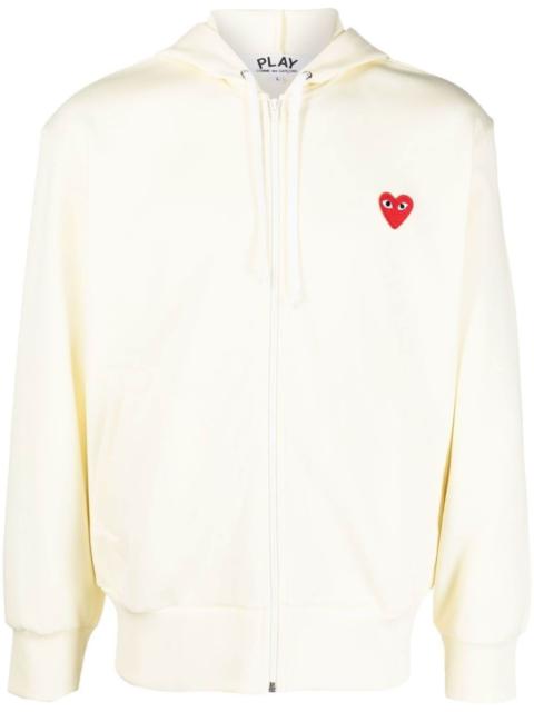 Comme des Garçons PLAY heart logo zipped hoodie
