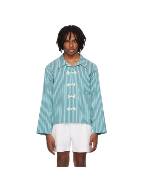 Blue Shore Stripe Shirt