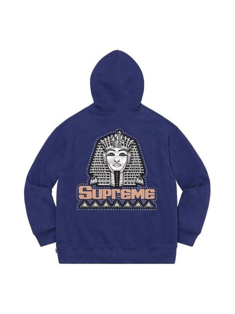 Supreme Pharaoh Studded Hoodie 'Blue White Black' SUP-FW20-020