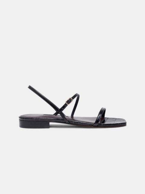 Emme Parsons HOPE IN BLACK EMBOSSED LIZARD